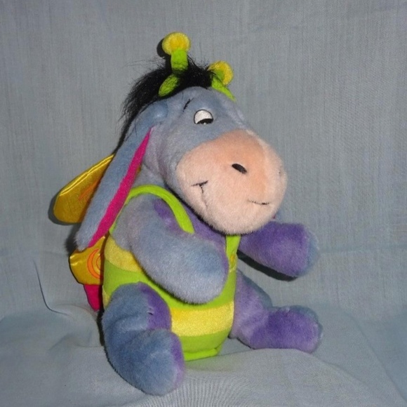 RARE Vintage 12" Plush Mech Musical Eeyore Disney Store plays music + da… - Picture 4 of 7